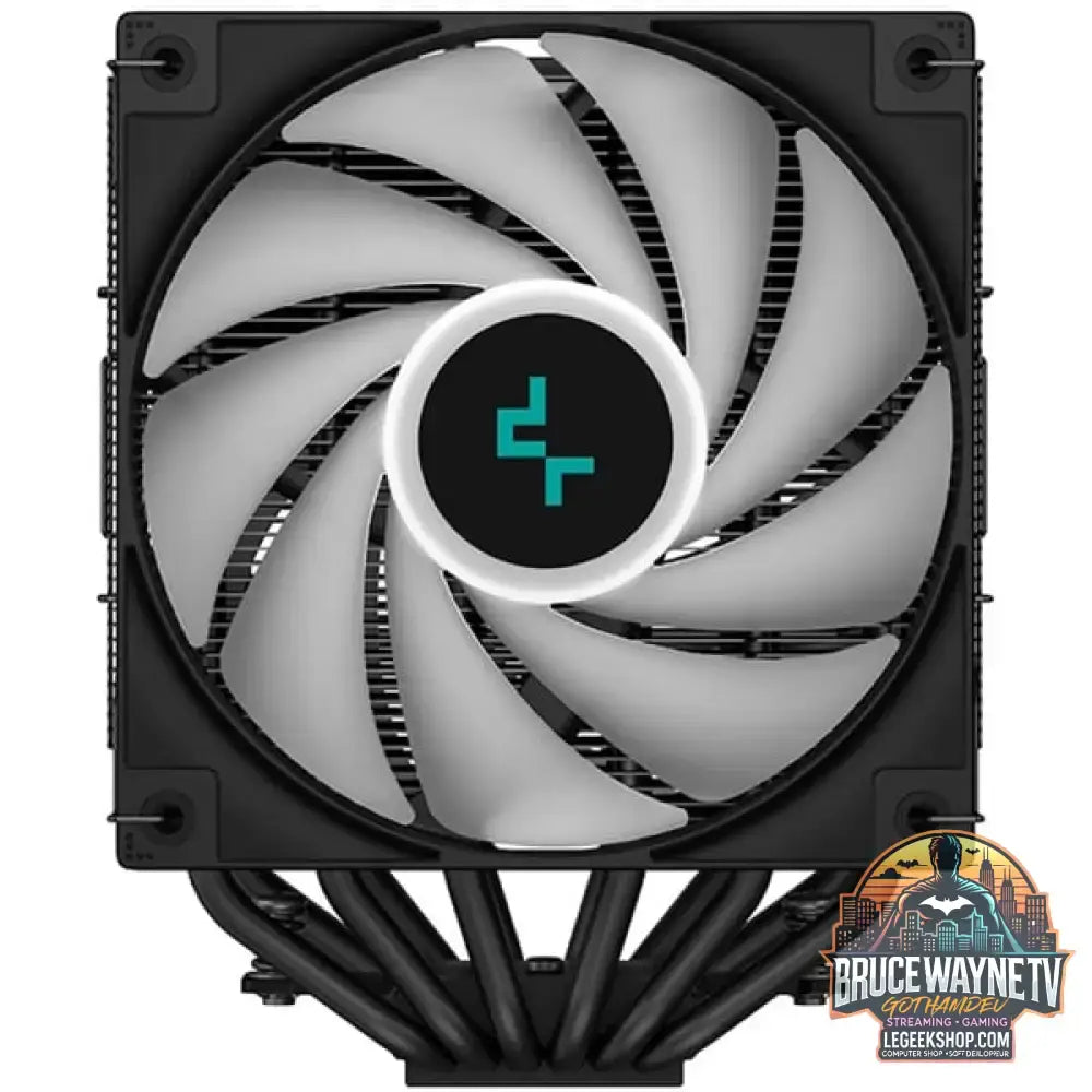 DeepCool AG620 BK ARGB, CPU-Kühler schwarz, 120 mm - DeepCool - vue 4