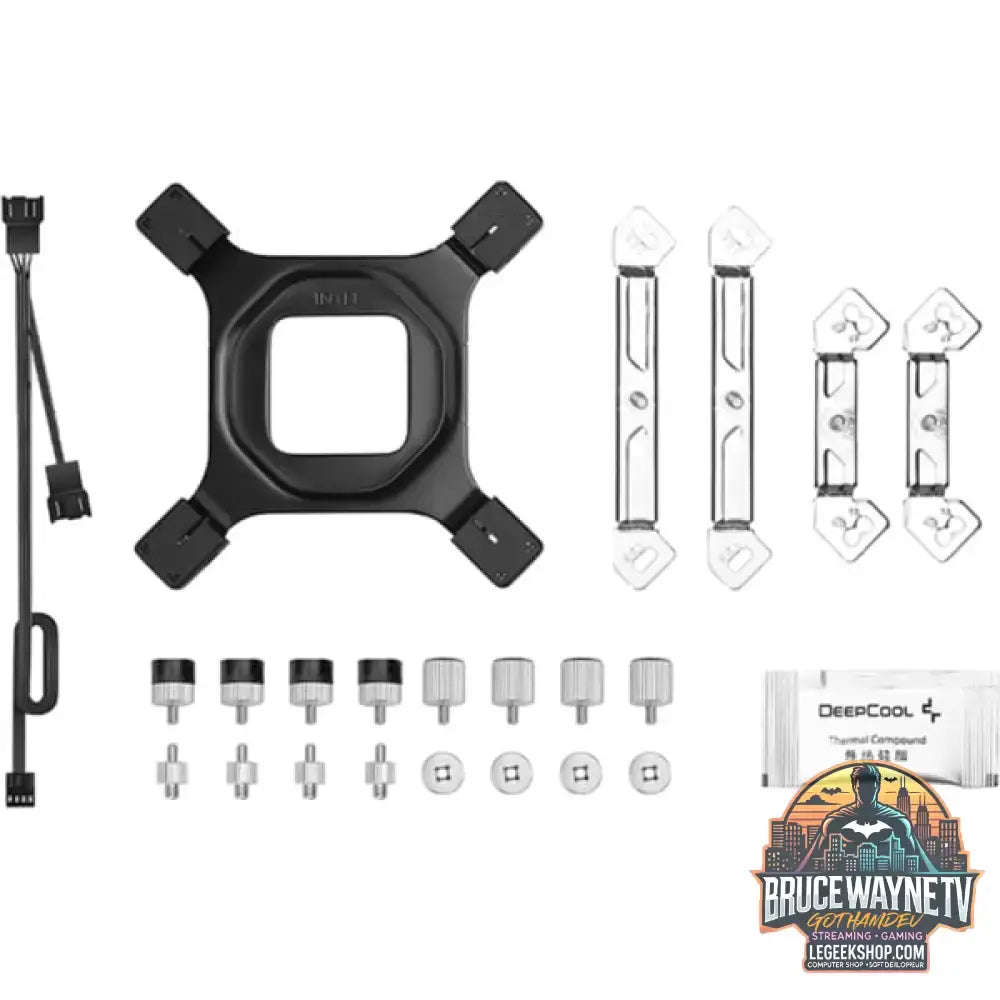 DeepCool AG620 WH ARGB, CPU-Kühler weiß, 120 mm - DeepCool - vue 9