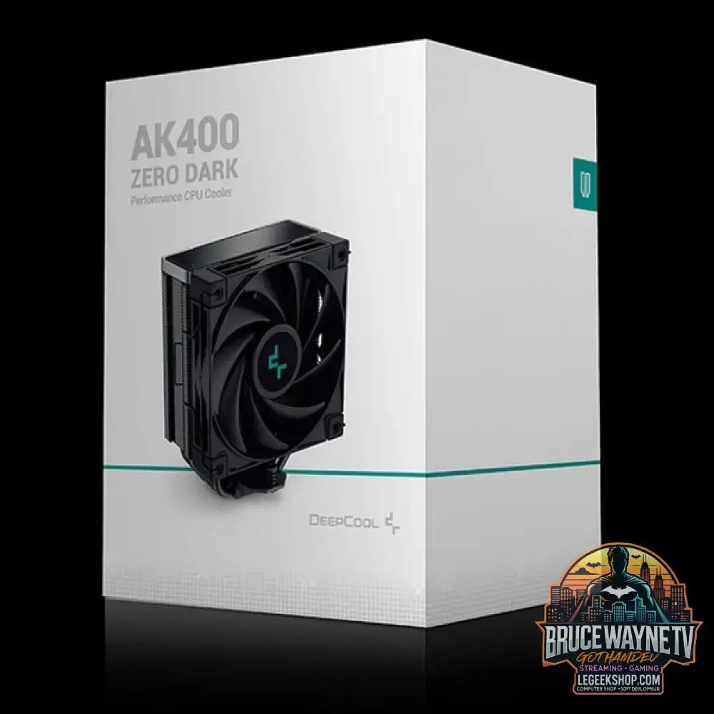 DeepCool AK400 Zero Dark, CPU-Kühler schwarz, 120 mm - DeepCool - vue 8
