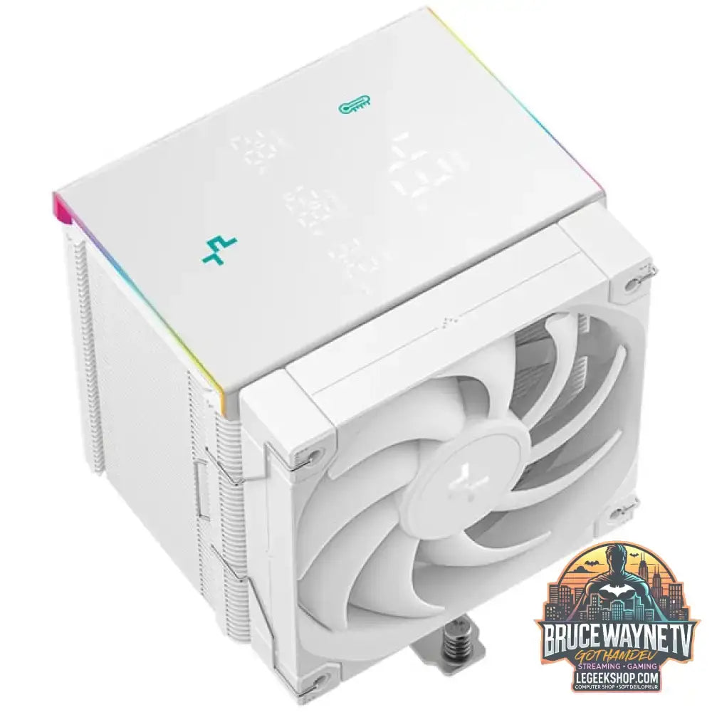 DeepCool AK500 Digital Pro WH, CPU-Kühler weiß, 120 mm - DeepCool - vue 3