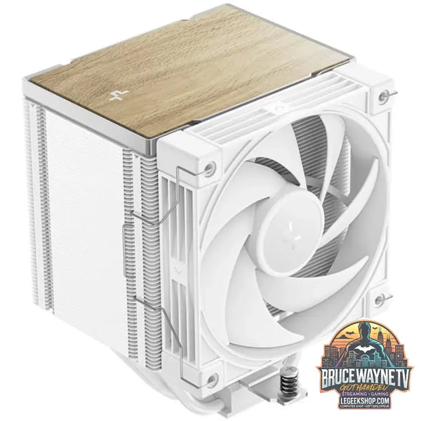 DeepCool AK500 G2 WH, CPU-Kühler weiß/holz, 120 mm - DeepCool