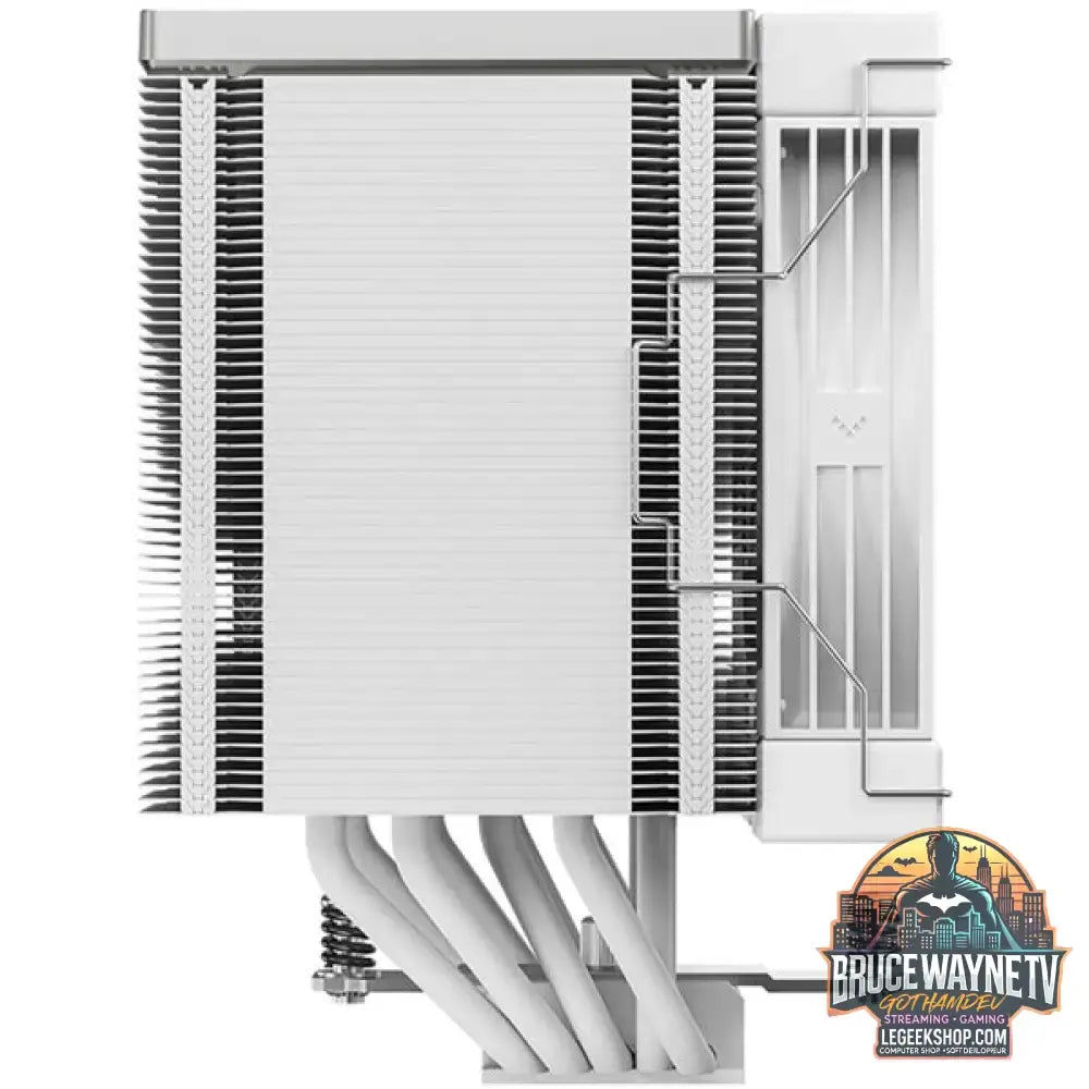 DeepCool AK500 G2 WH, CPU-Kühler weiß/holz, 120 mm - DeepCool - vue 4