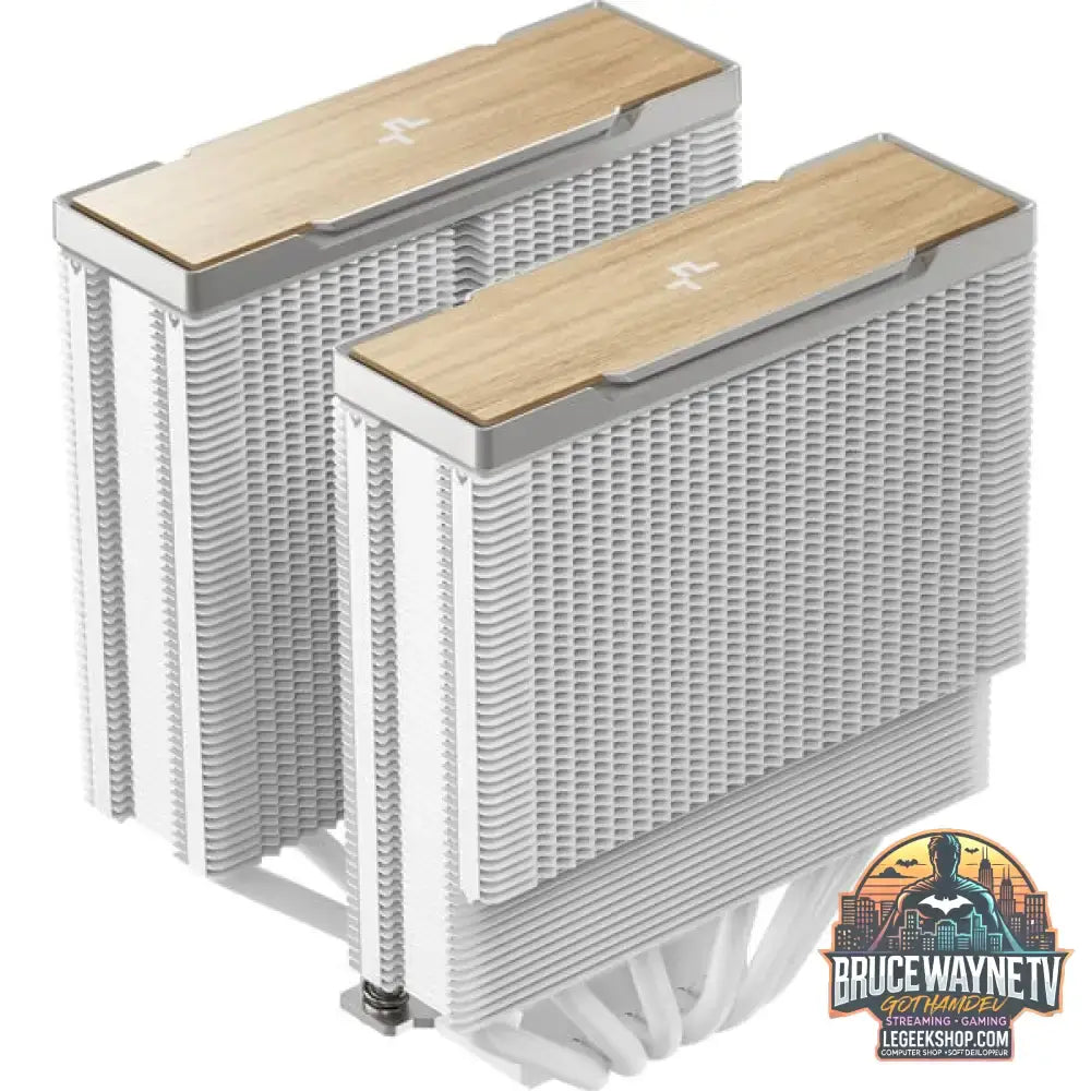 DeepCool AK620 G2 WH, CPU-Kühler weiß/holz, 120 mm - DeepCool - vue 5