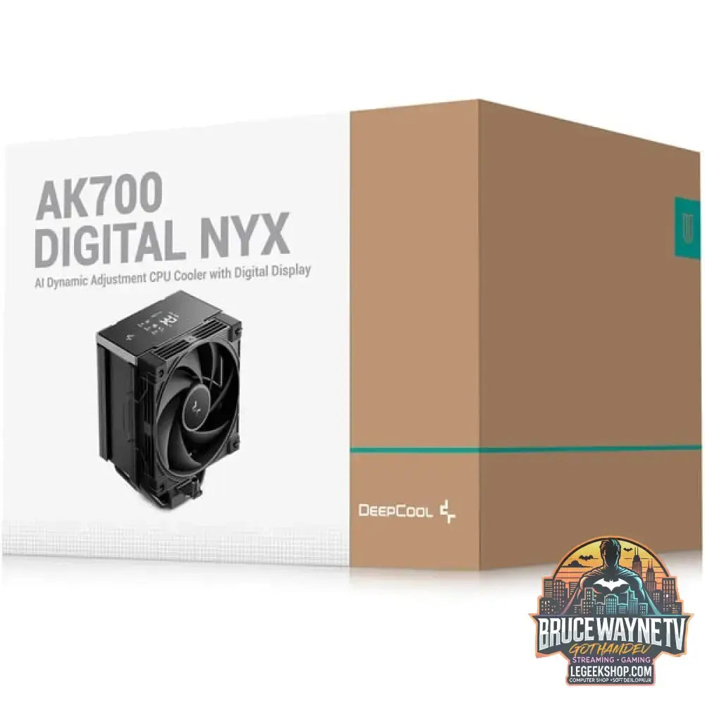 DeepCool AK700 DIGITAL NYX, CPU-Kühler schwarz, 120 mm - DeepCool - vue 9