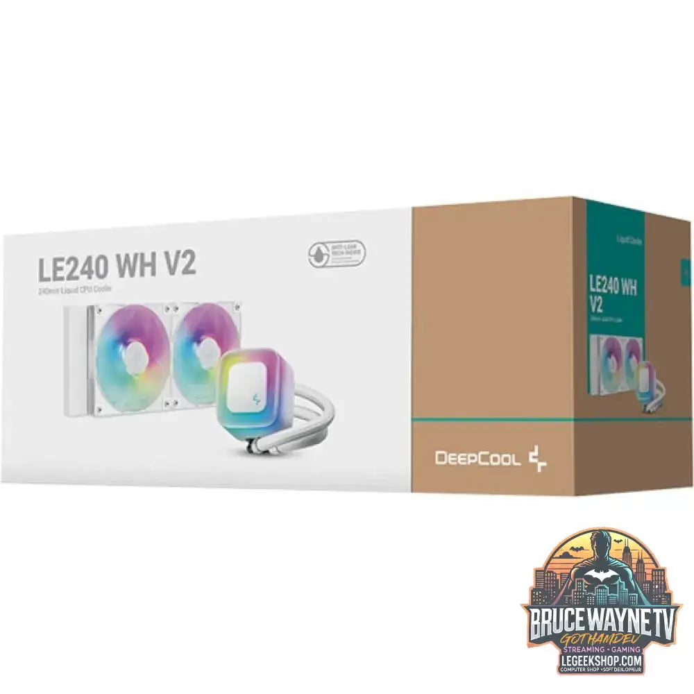 DeepCool LE240 WH V2, Wasserkühlung weiß - DeepCool - vue 6