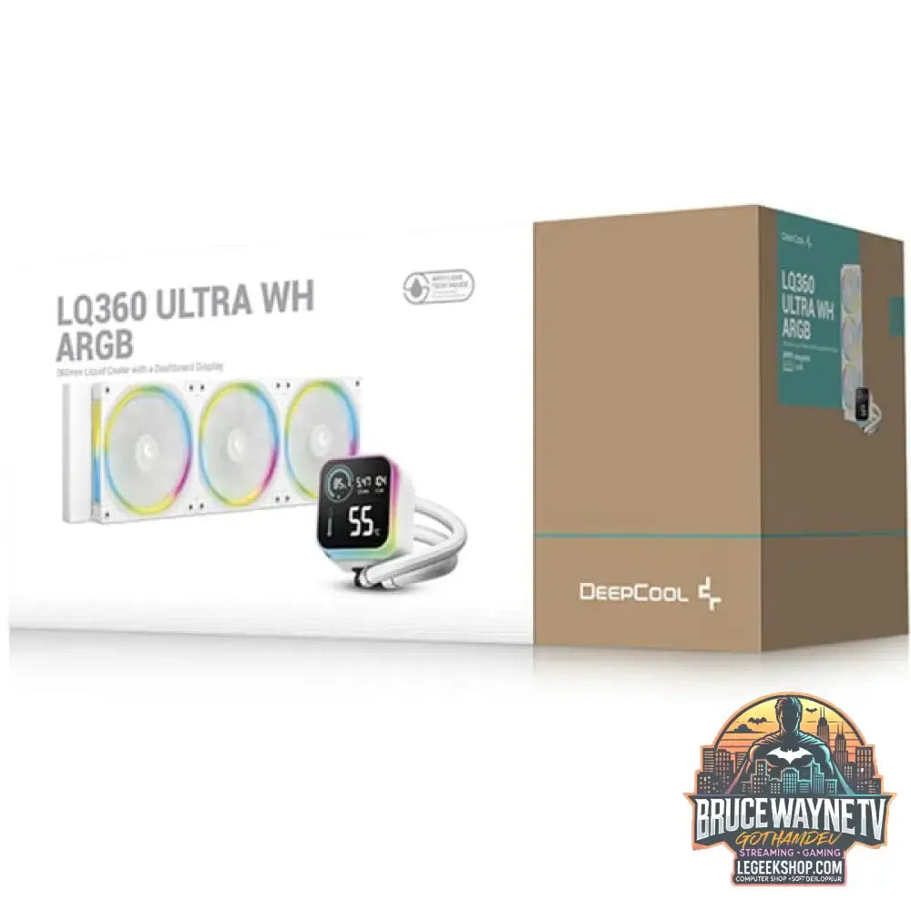 DeepCool LQ360 ULTRA ARGB WH, Wasserkühlung weiß - DeepCool - vue 6