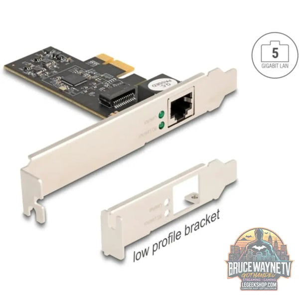 DeLOCK PCI Express x1 Karte zu 1 x RJ45 5 Gigabit LAN RTL8126 - DeLOCK