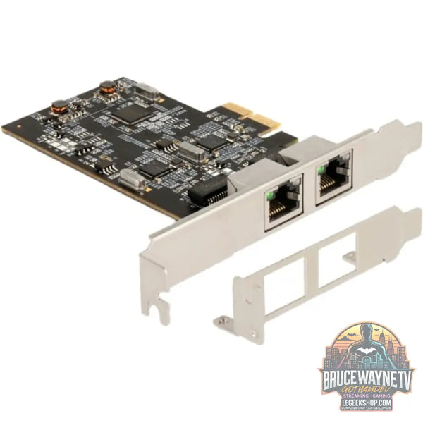 DeLOCK PCI Express x2 Karte auf 2 x RJ45 2,5 Gigabit, adaptateur réseau - DeLOCK