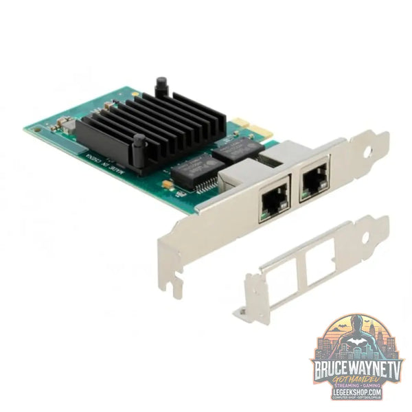 DeLOCK PCIe x1 auf 2x RJ45 Gbit, adaptateur réseau - DeLOCK
