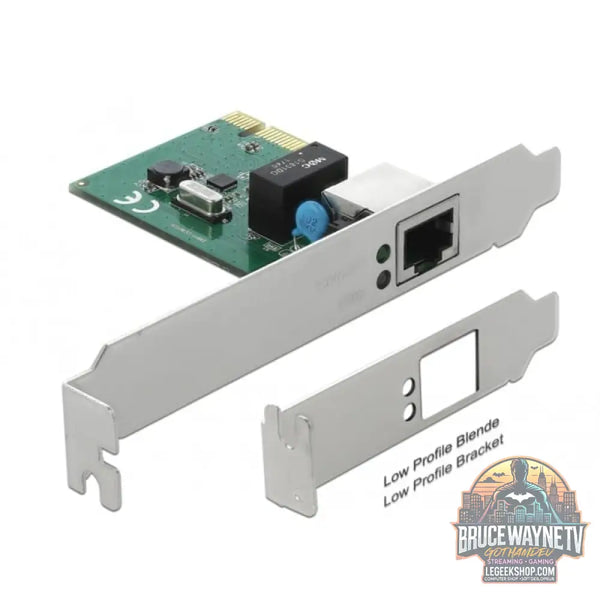 DeLOCK PCIe x1 Karte auf 1 x Gigabit LAN, adaptateur réseau - DeLOCK