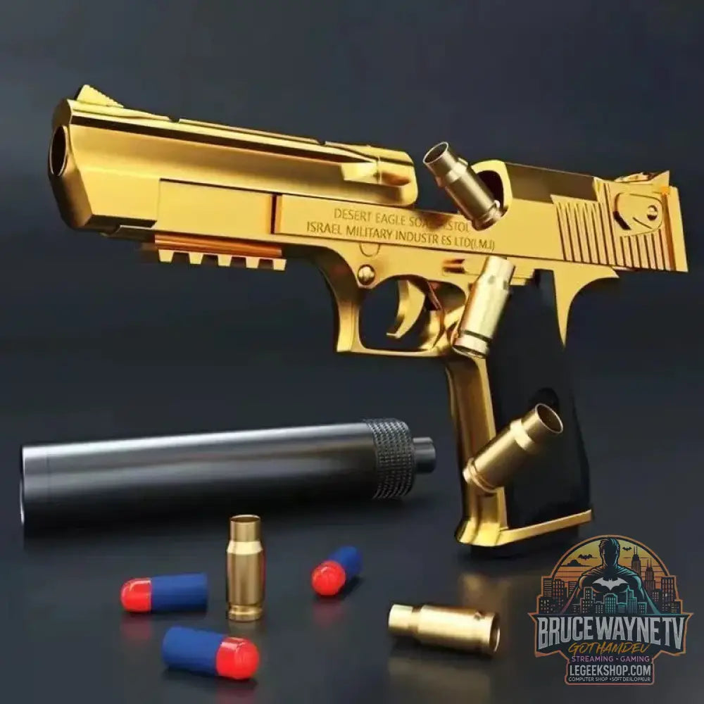 Desert Eagle – pistolet jouet à éjection de coque pistolet Airsoft balle en mousse souple arme CS d’extérieur