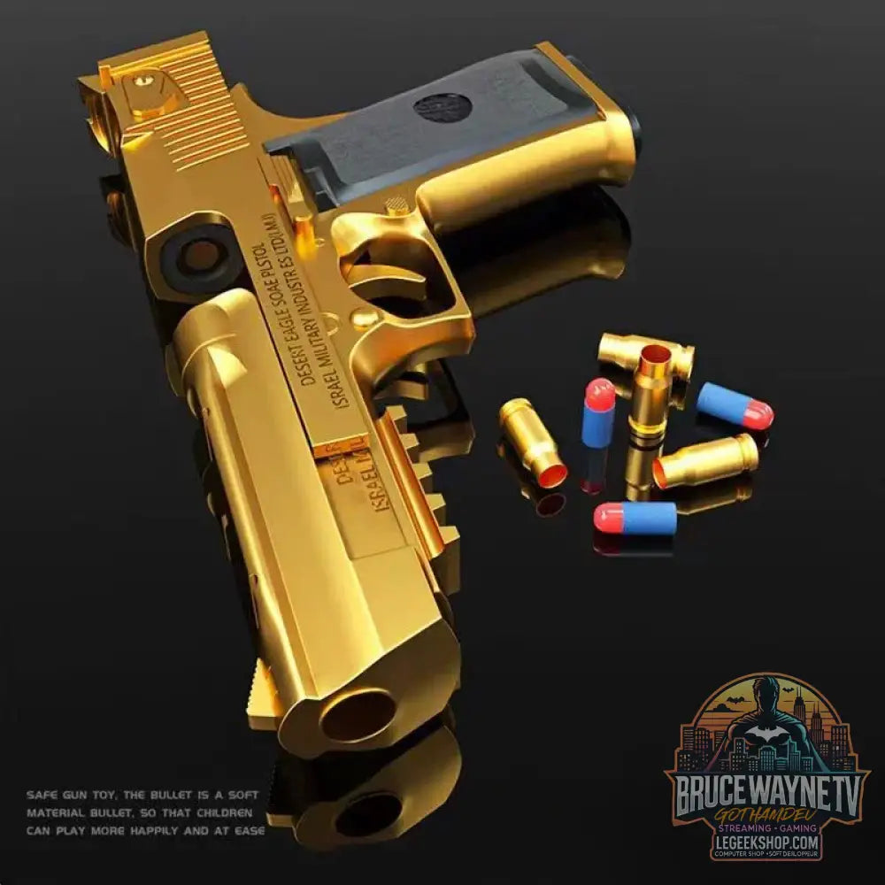 Desert Eagle – pistolet jouet à éjection de coque pistolet Airsoft balle en mousse souple arme CS d’extérieur