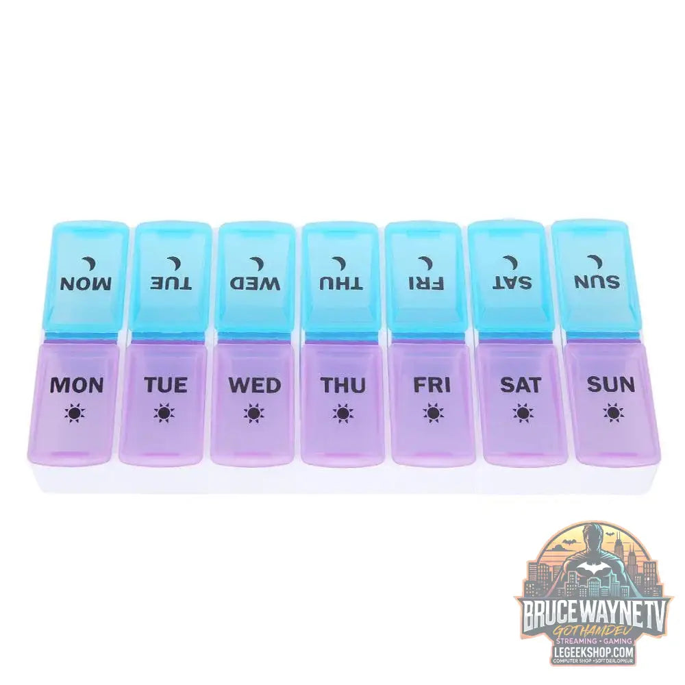💊 Boîte à Pilules Hebdomadaire et Mensuelle – 7/14/28 Jours | Organisateur de Médicaments - Legeekshop