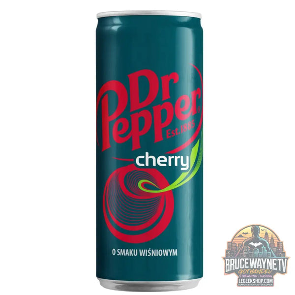 Dr Pepper Cherry boisson à la cerise de 330ml (paquet de 24) - Snacks & boissons importés