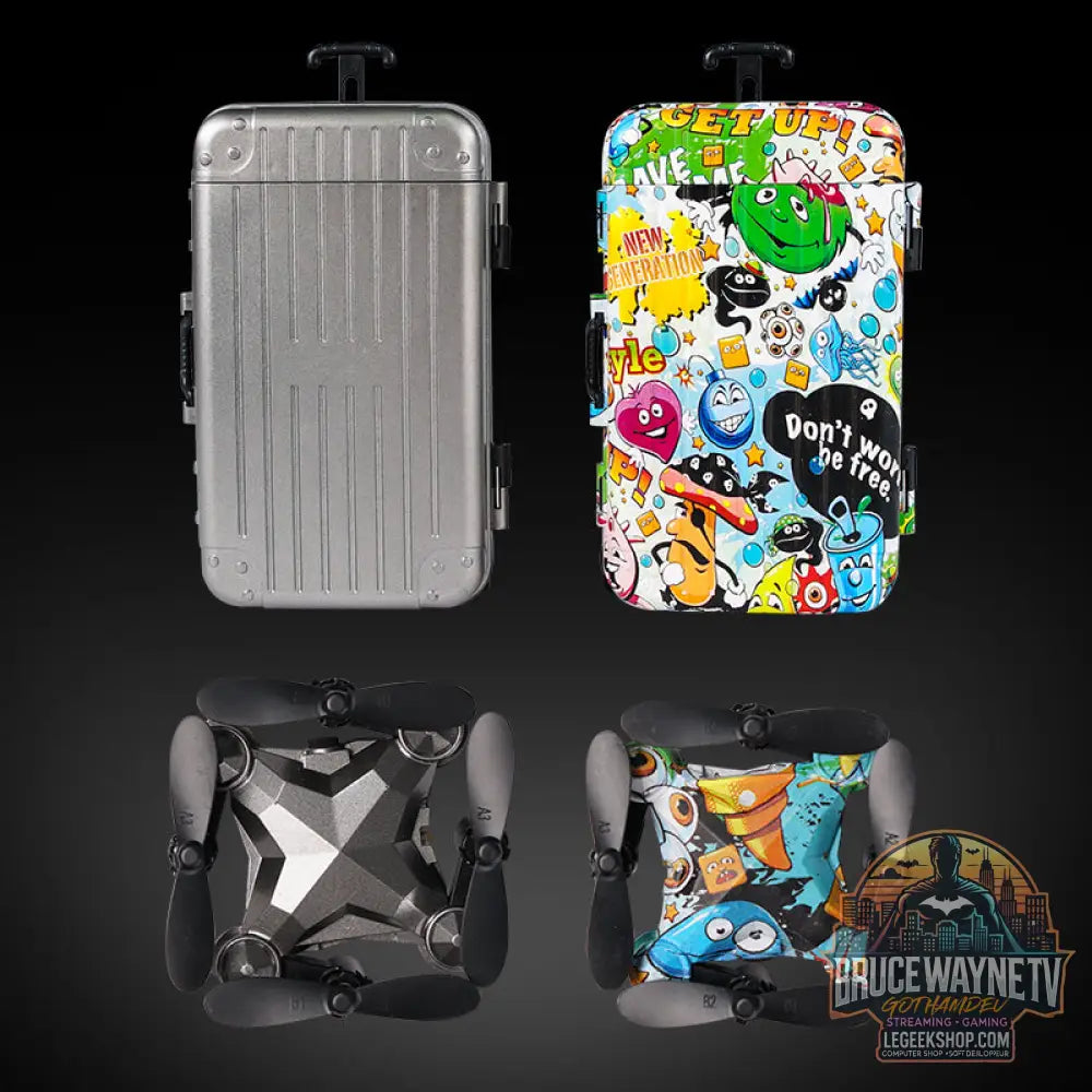 Drone Enfant Mini Pliable Caméra Télécommande Jouet Volant - Drone Jouet