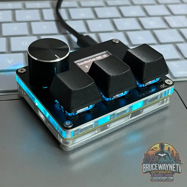 🎮 Mini Clavier Mécanique SayoDevice – Switchs Magnétiques Roses | Écran IPS & Ultra-Réactivité - Legeekshop