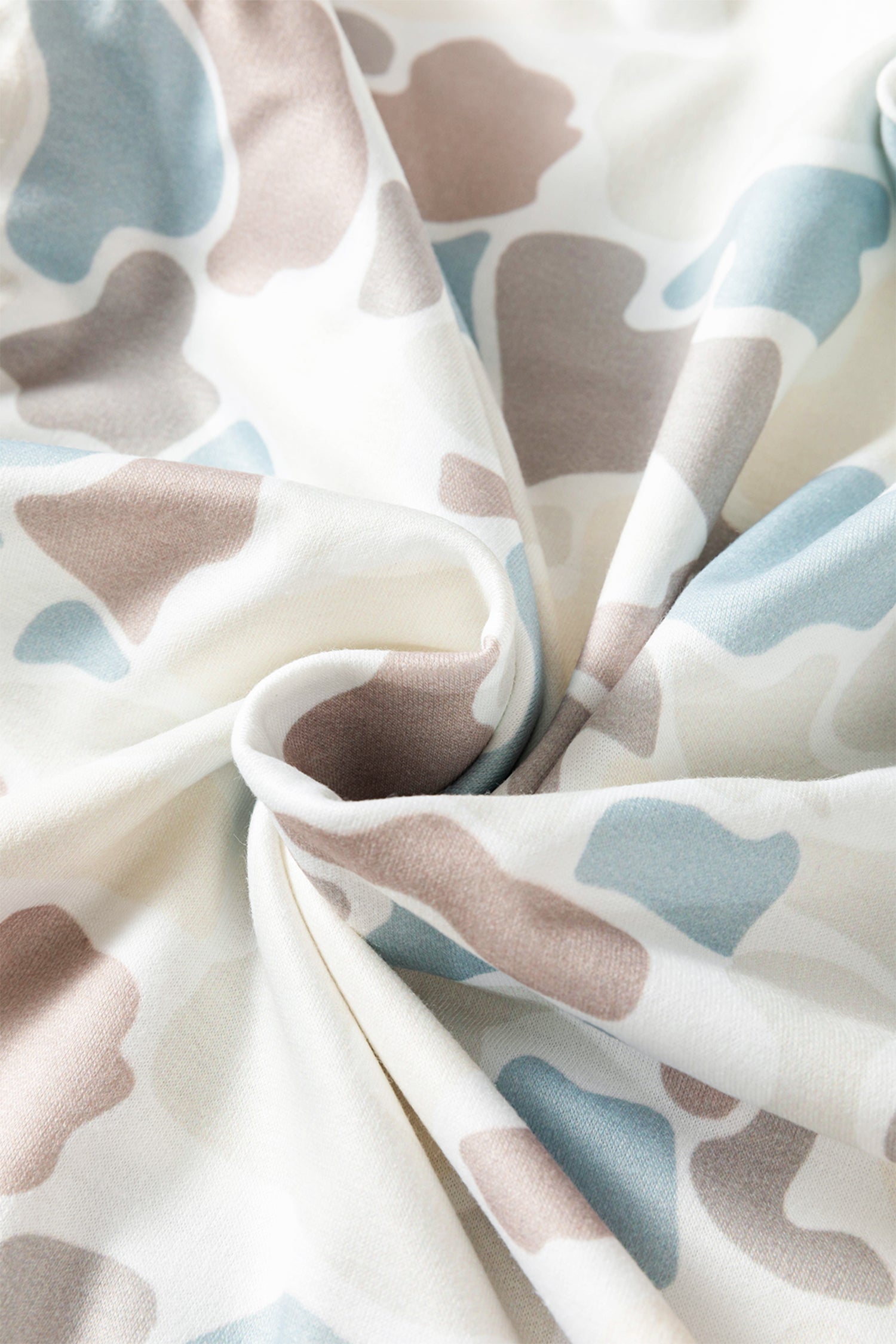 Beige Camouflage Print Relaxed — Tops/Sweatshirts & Hoodies, vue 7, LeGeekShop