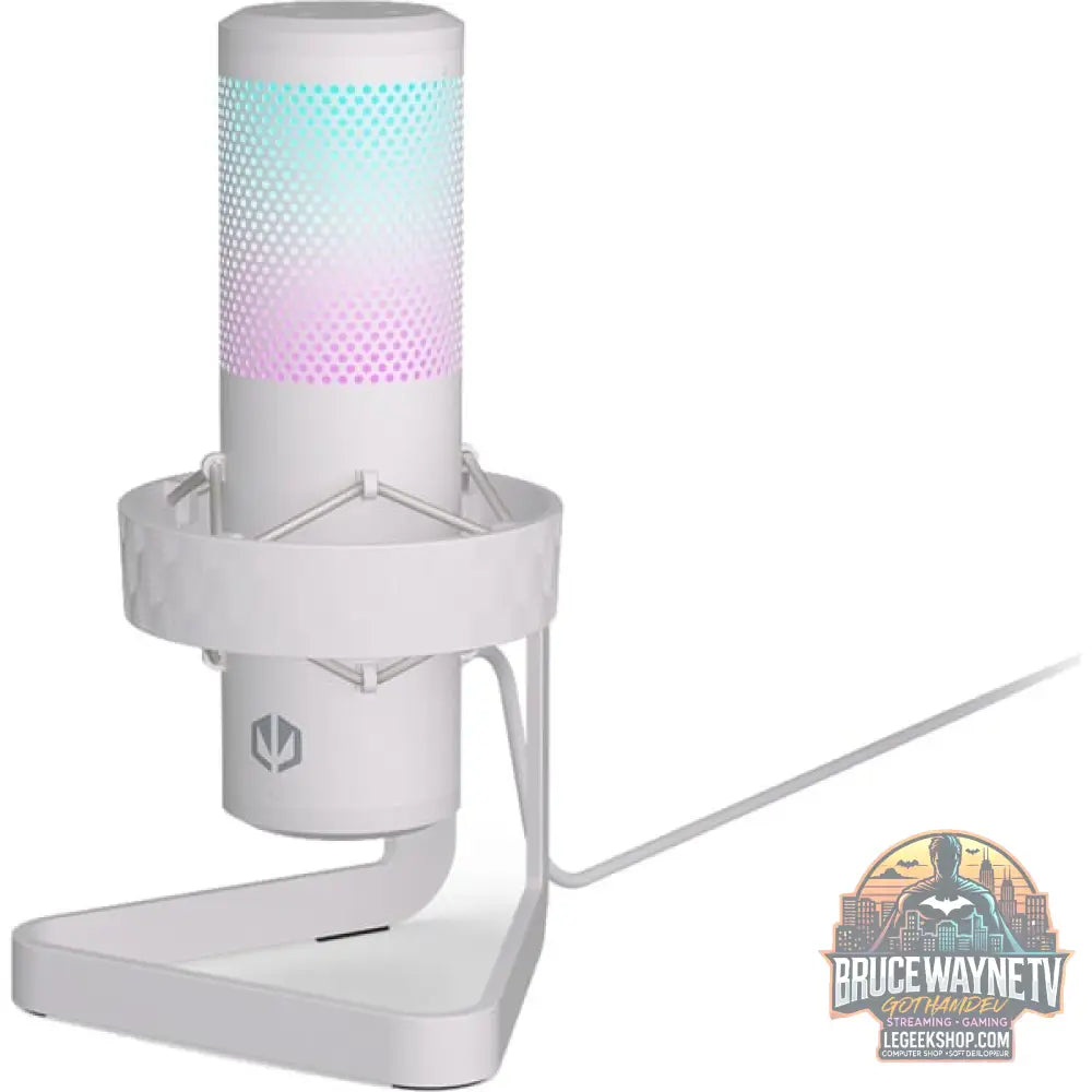 ENDORFY AXIS Streaming, microphone blanc, USB-C, RGB, 3.5 mm jack - ENDORFY - vue 3