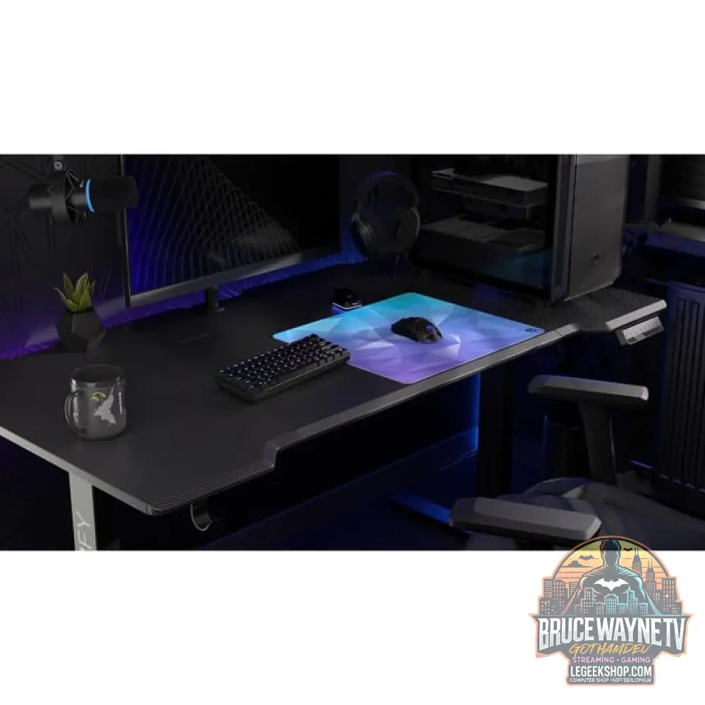 ENDORFY Crystal Blue L, tapis de souris gaming bleu/lila - ENDORFY - vue 2