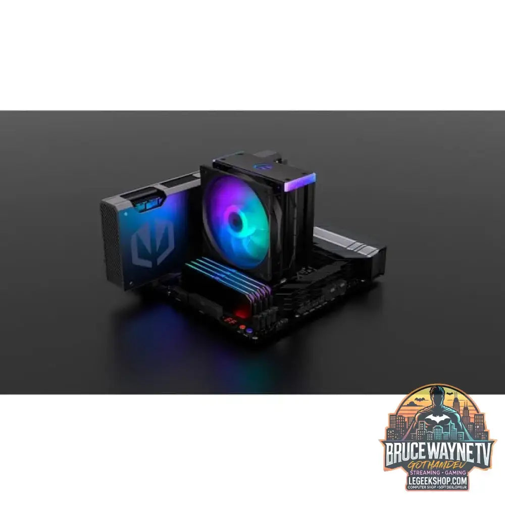 ENDORFY Fera 5 Black ARGB, CPU-Kühler schwarz, 120 mm - ENDORFY - vue 17