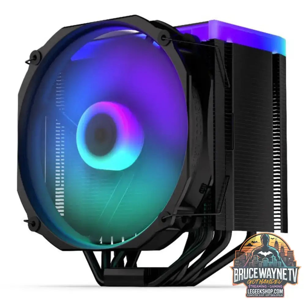 ENDORFY Fortis 5 ARGB Black, CPU-Kühler schwarz, 140 mm - ENDORFY - vue 4