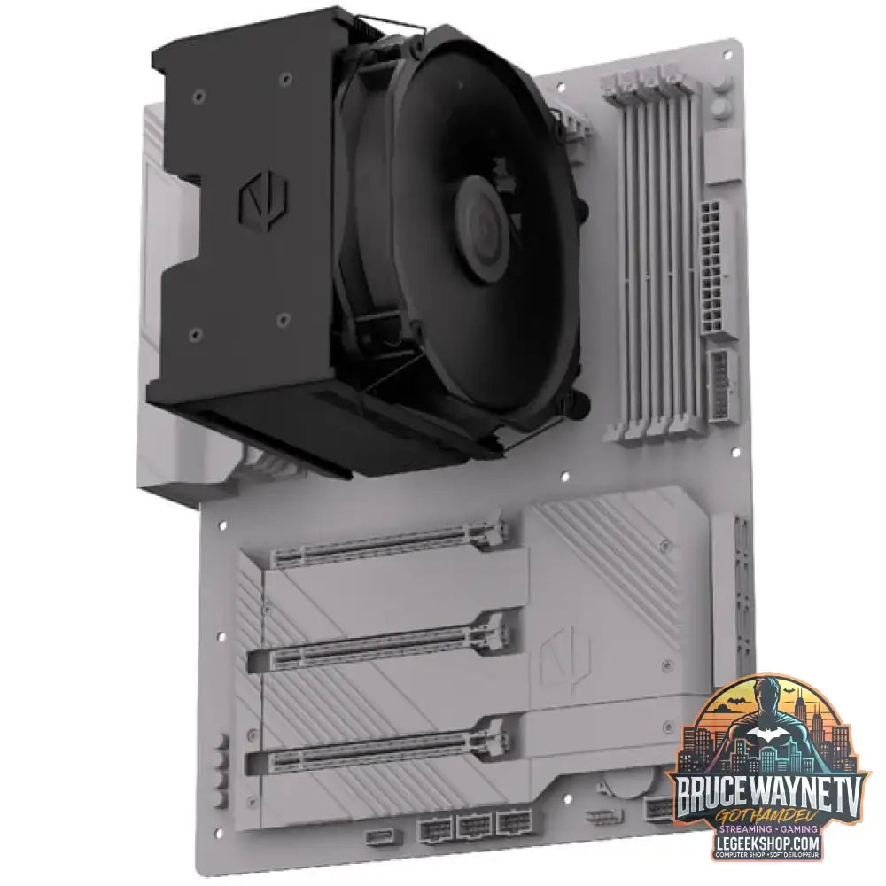 ENDORFY Fortis 5 Black, CPU-Kühler schwarz, 140 mm - ENDORFY - vue 15