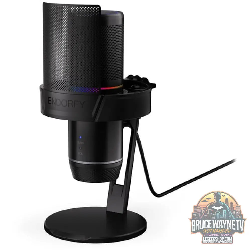 ENDORFY Solum 2 Pro, microphone noir, USB-C, RGB-Zone - ENDORFY - vue 5