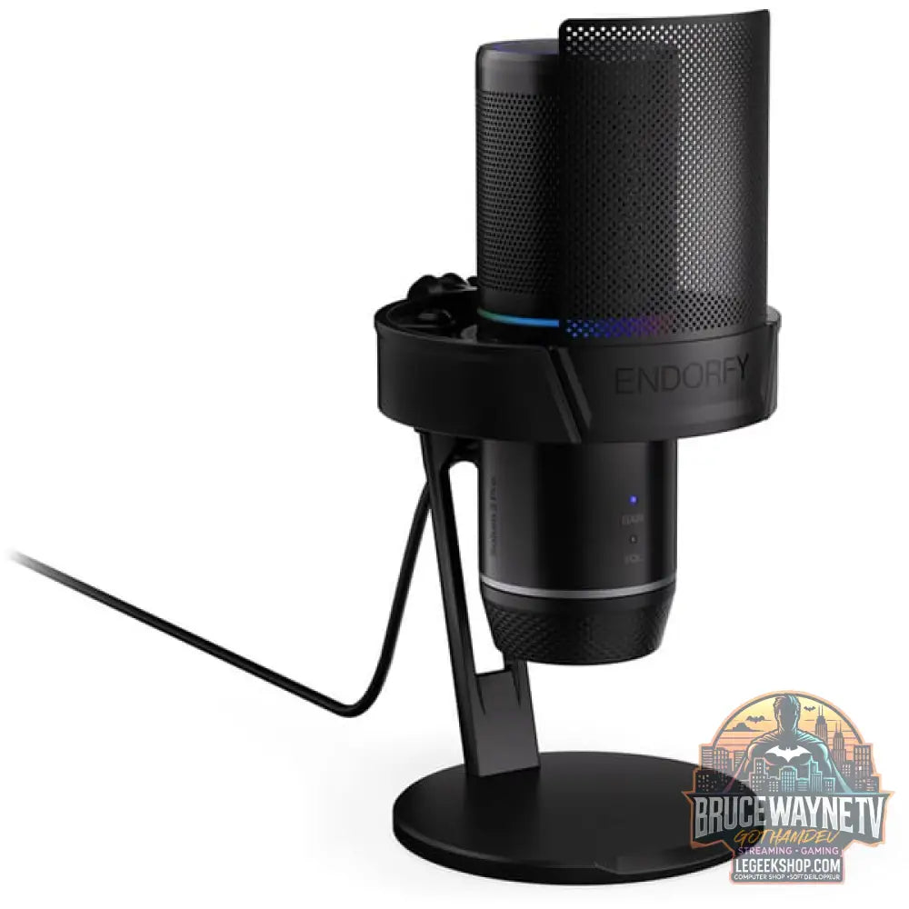ENDORFY Solum 2 Pro, microphone noir, USB-C, RGB-Zone - ENDORFY - vue 2