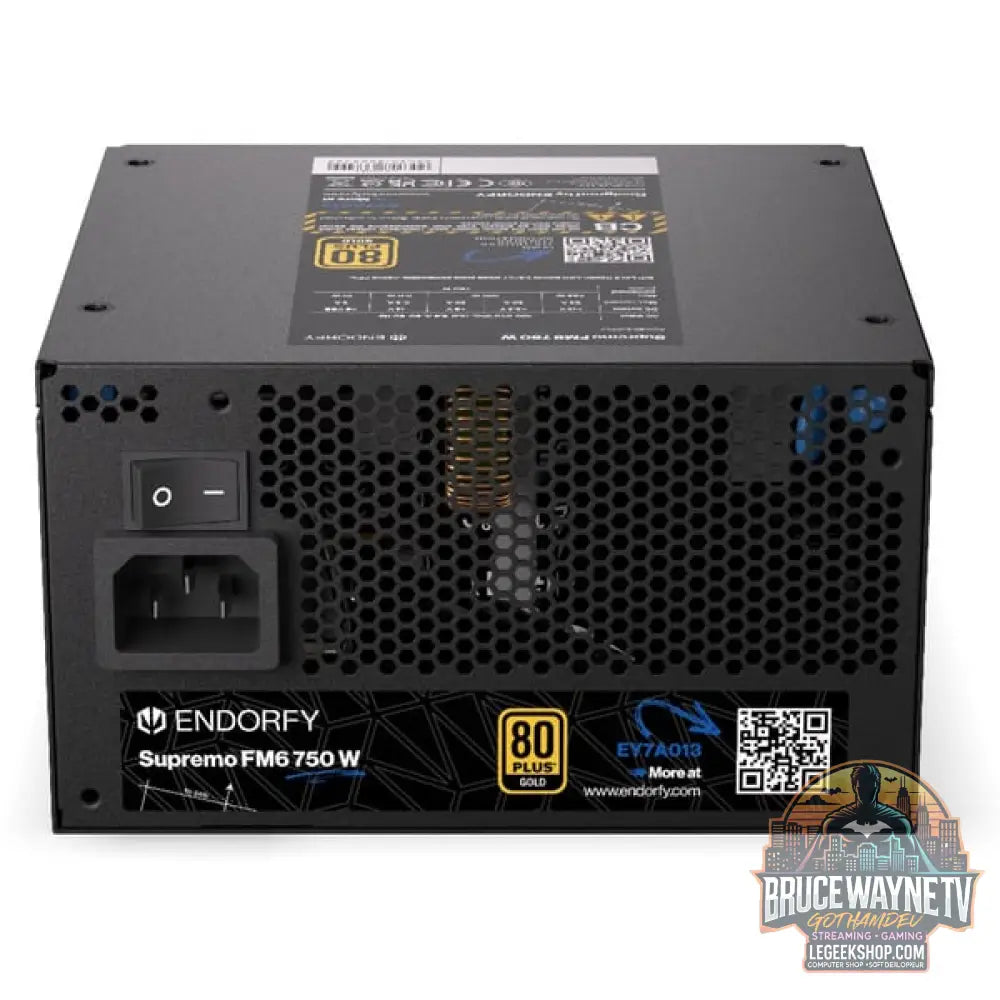 ENDORFY Supremo FM6 Gold 750 W, alimentation PC - ENDORFY - vue 7
