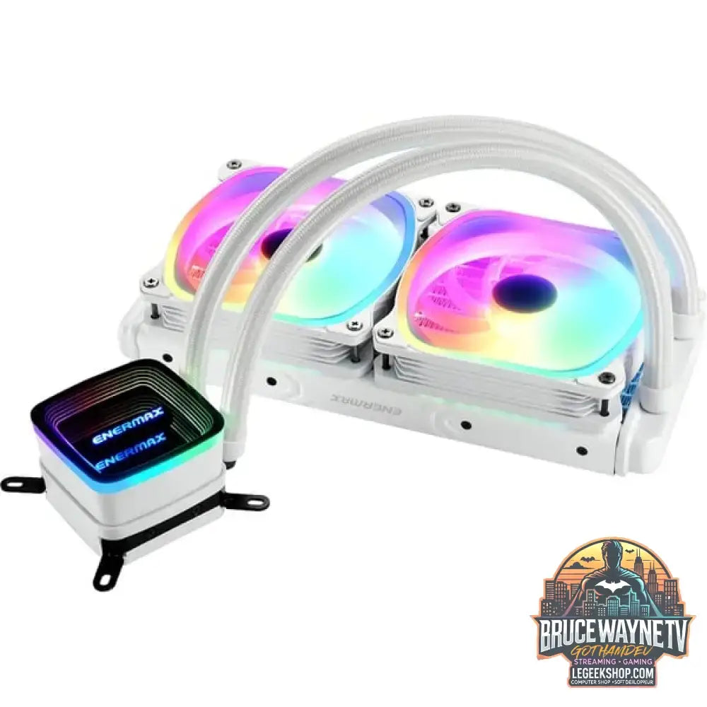 Enermax Aquafusion ADV 240mm, Wasserkühlung weiß - Enermax - vue 3