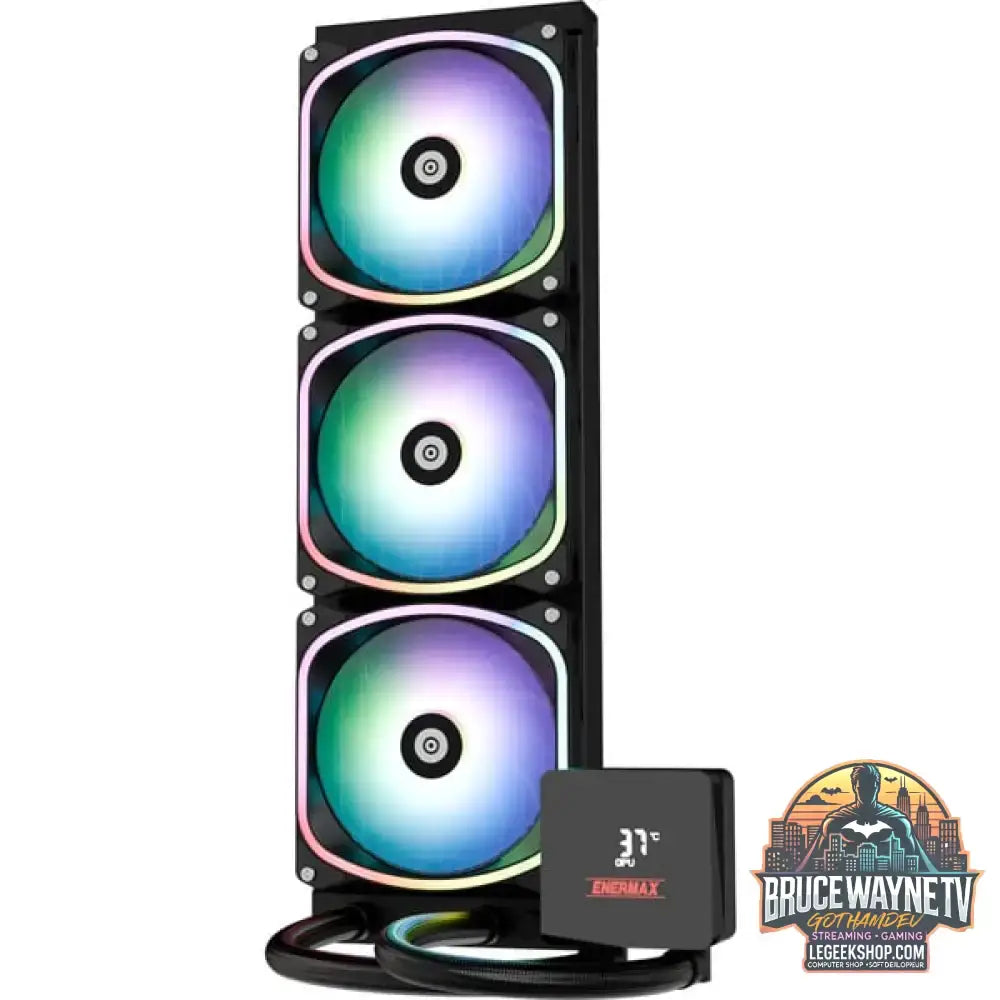 Enermax Aquafusion II ARGB 360 mm, Wasserkühlung schwarz - Enermax - vue 3