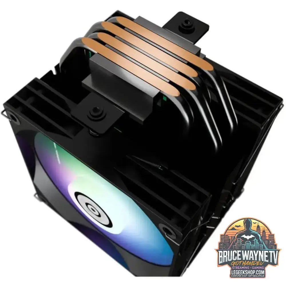 Enermax ETS-T41 Digital ARGB, CPU-Kühler schwarz/weiß, 120 mm - Enermax - vue 5