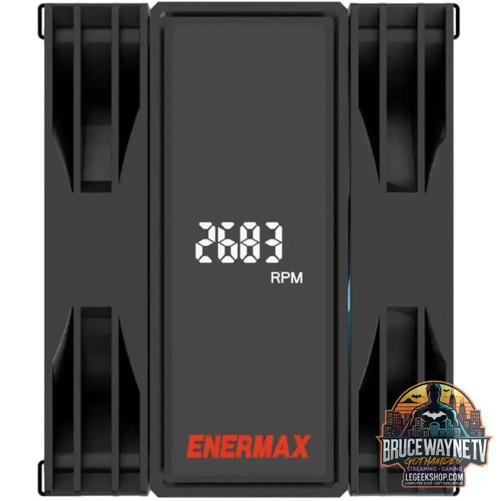 Enermax ETS-T41 Digital, CPU-Kühler schwarz, 120 mm - Enermax - vue 6