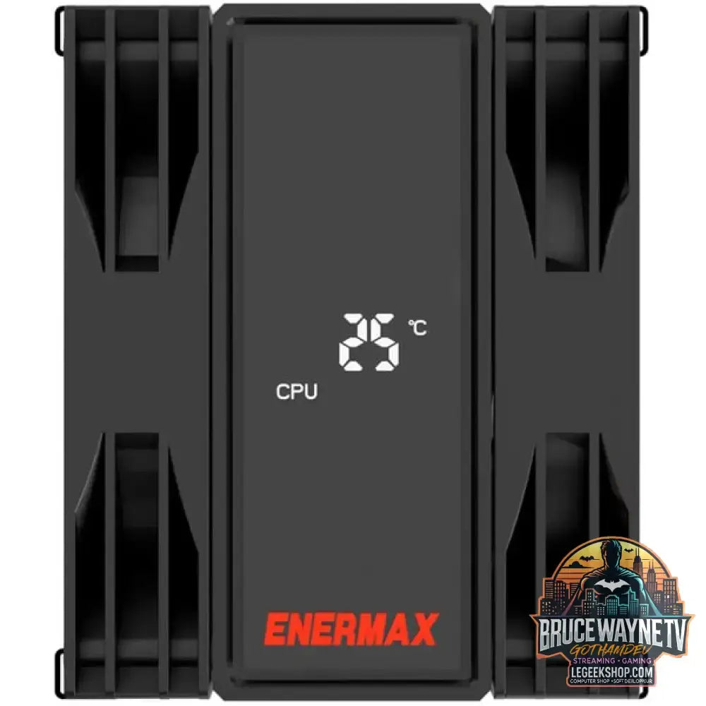 Enermax ETS-T41 Digital, CPU-Kühler schwarz, 120 mm - Enermax - vue 5