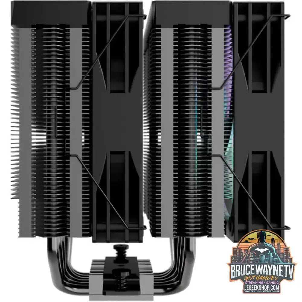 Enermax ETS-TD60 Digital ARGB, CPU-Kühler schwarz/weiß, 120 mm - Enermax - vue 4