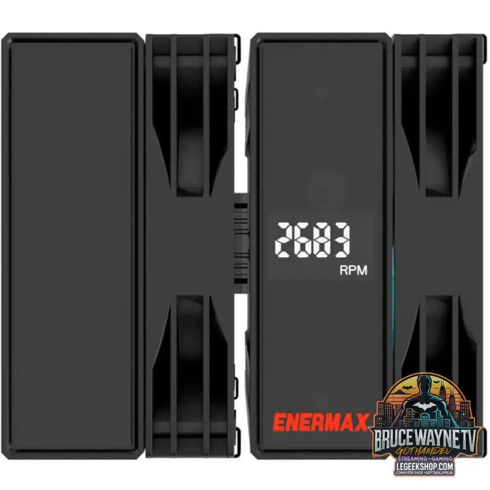 Enermax ETS-TD60 Digital ARGB, CPU-Kühler schwarz/weiß, 120 mm - Enermax - vue 5
