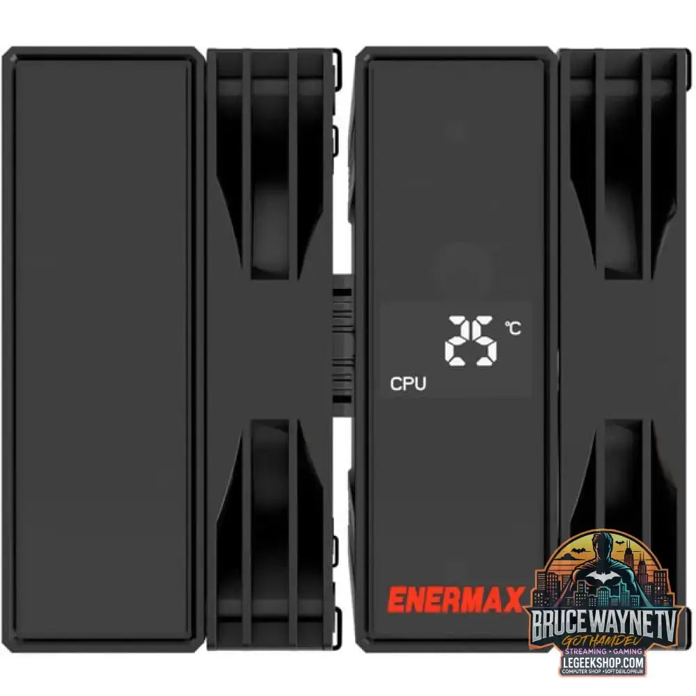 Enermax ETS-TD60 Digital, CPU-Kühler schwarz, 120 mm - Enermax - vue 5