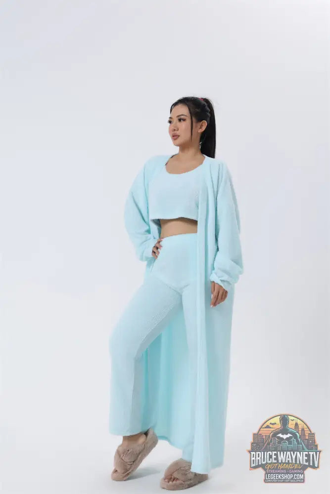 🌙 Ensemble Pyjama 3 Pièces Femme Lounge Confort Doux Hiver 🌙 - Ensemble Pyjama Femme