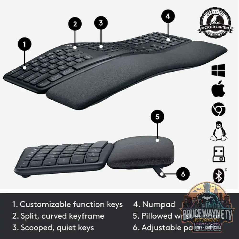 ERGO K860 - Logitech - vue 6