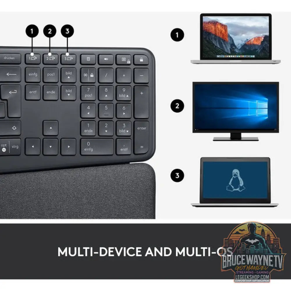 ERGO K860 - Logitech - vue 9