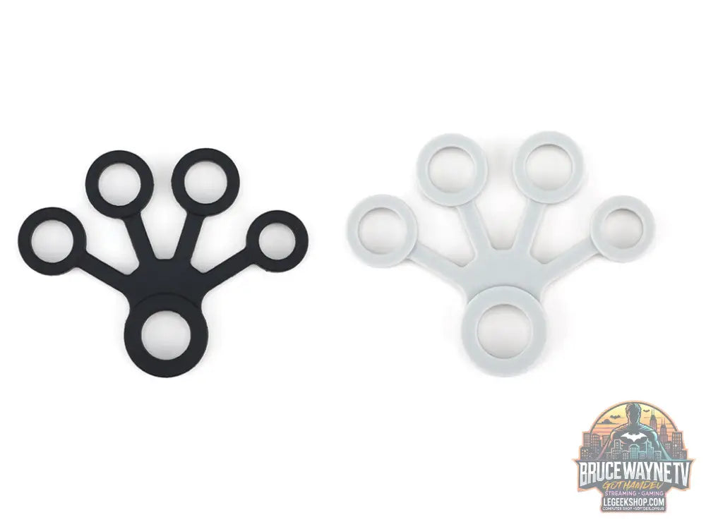 Exercice Doigts Silicone Rééducation Main Arthrite Renforcement - Black and grey - Accessoire Sport