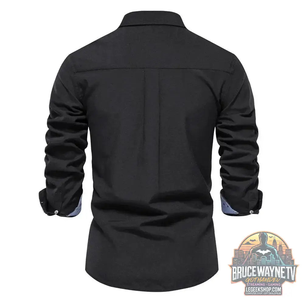 👔 Chemise Homme AIOPESON – Élégance Oxford Printemps-Automne - Legeekshop