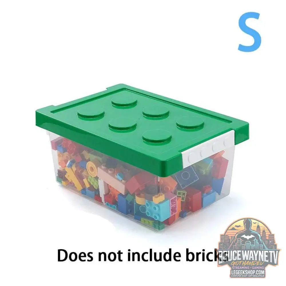 🧸 Boîte de Rangement Empilable – Organisateur Blocs de Construction & Jouets | Taille S ou L - Legeekshop