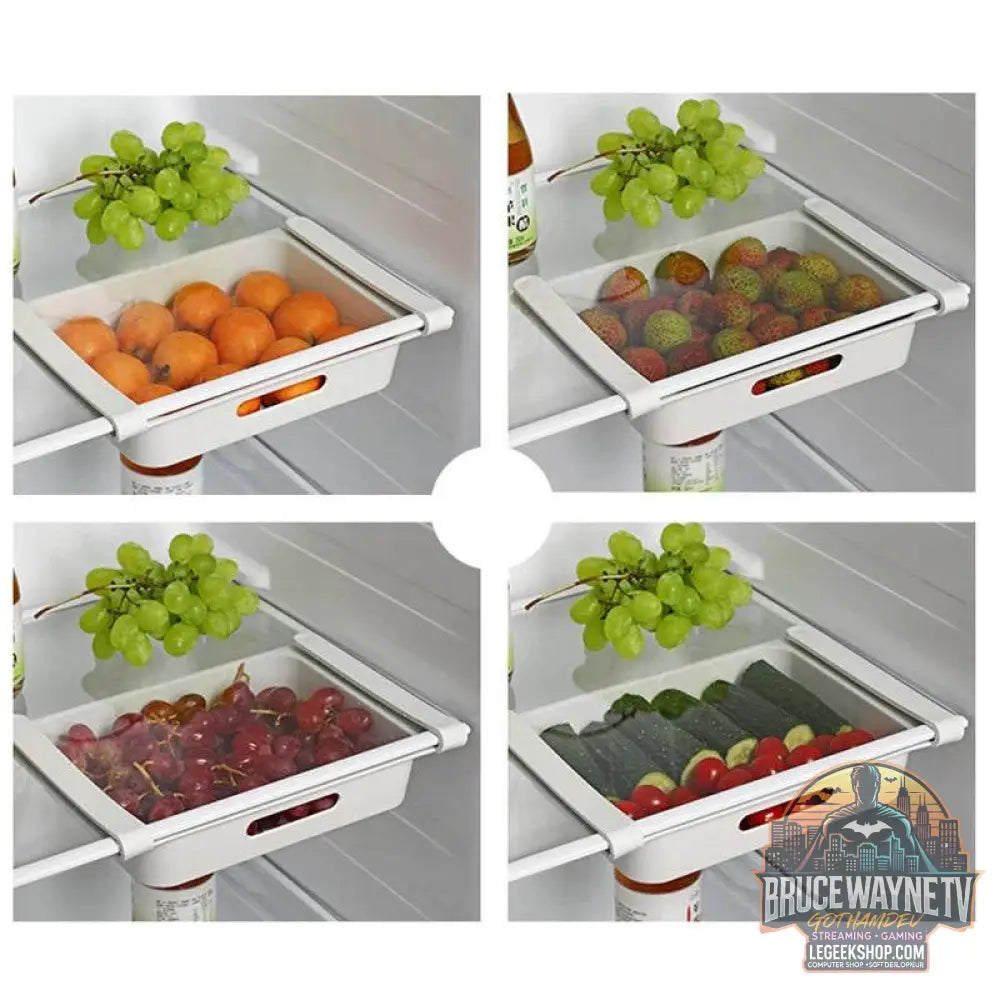 🥚 Boîte de Rangement d'Œufs Coulissante à 3 Couches – Style Échelle | Grande Capacité Réfrigérateur - Legeekshop