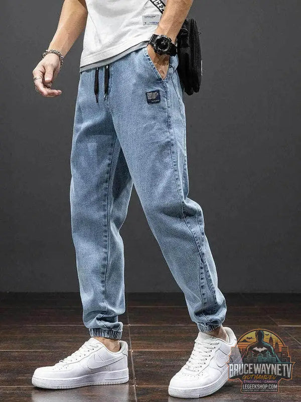 👖 pantalon harem en toile – cordon de serrage, coupe regular 👖 - Legeekshop