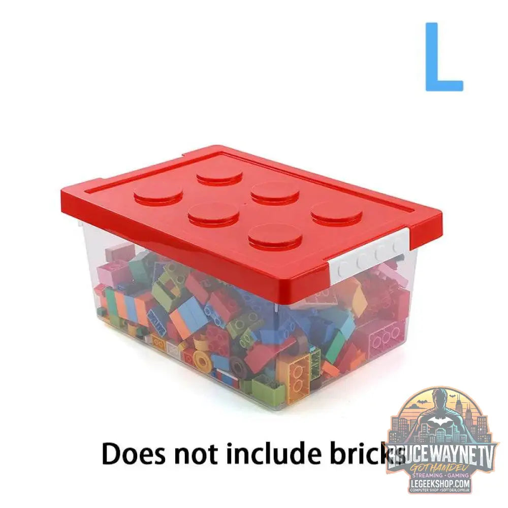 🧸 Boîte de Rangement Empilable – Organisateur Blocs de Construction & Jouets | Taille S ou L - Legeekshop