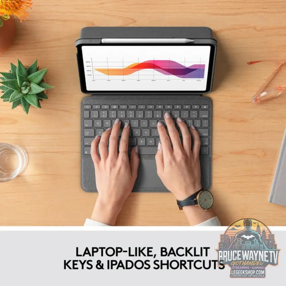 Folio Touch - Logitech - vue 3