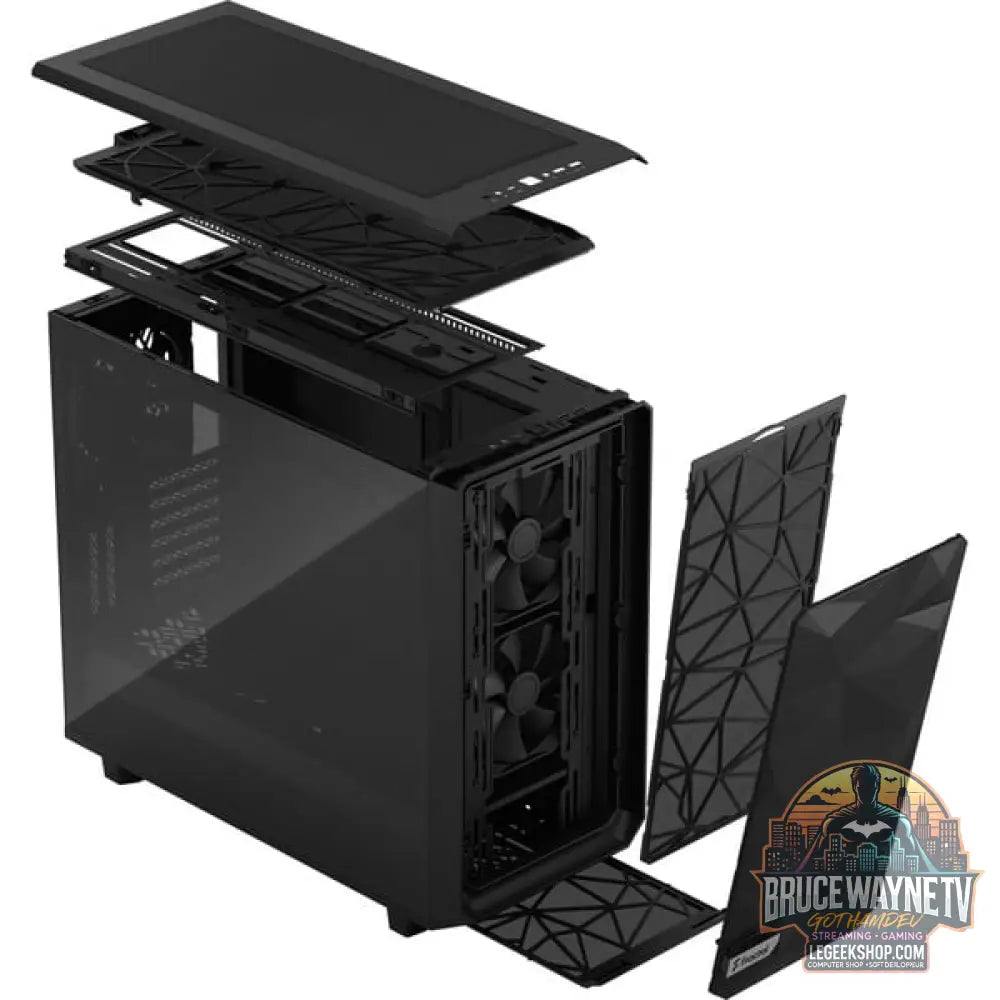 Fractal Design Meshify 2 Black TG Light Tint, Tower-Gehäuse - Fractal Design - vue 8