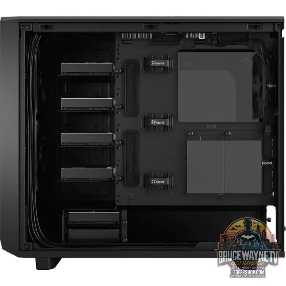 Fractal Design Meshify 2 Black TG Light Tint, Tower-Gehäuse - Fractal Design - vue 6