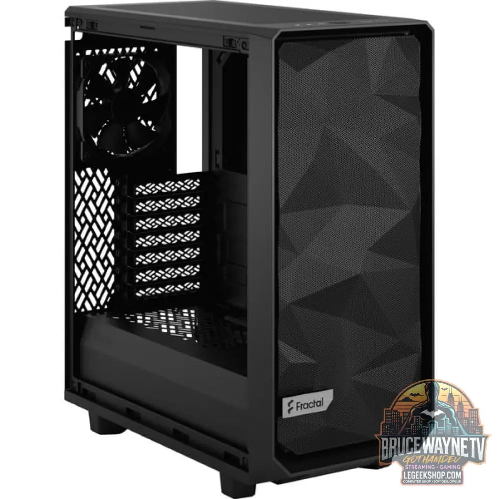 Fractal Design Meshify 2 Compact Black TG Dark Tint, Tower-Gehäuse - Fractal Design - vue 3
